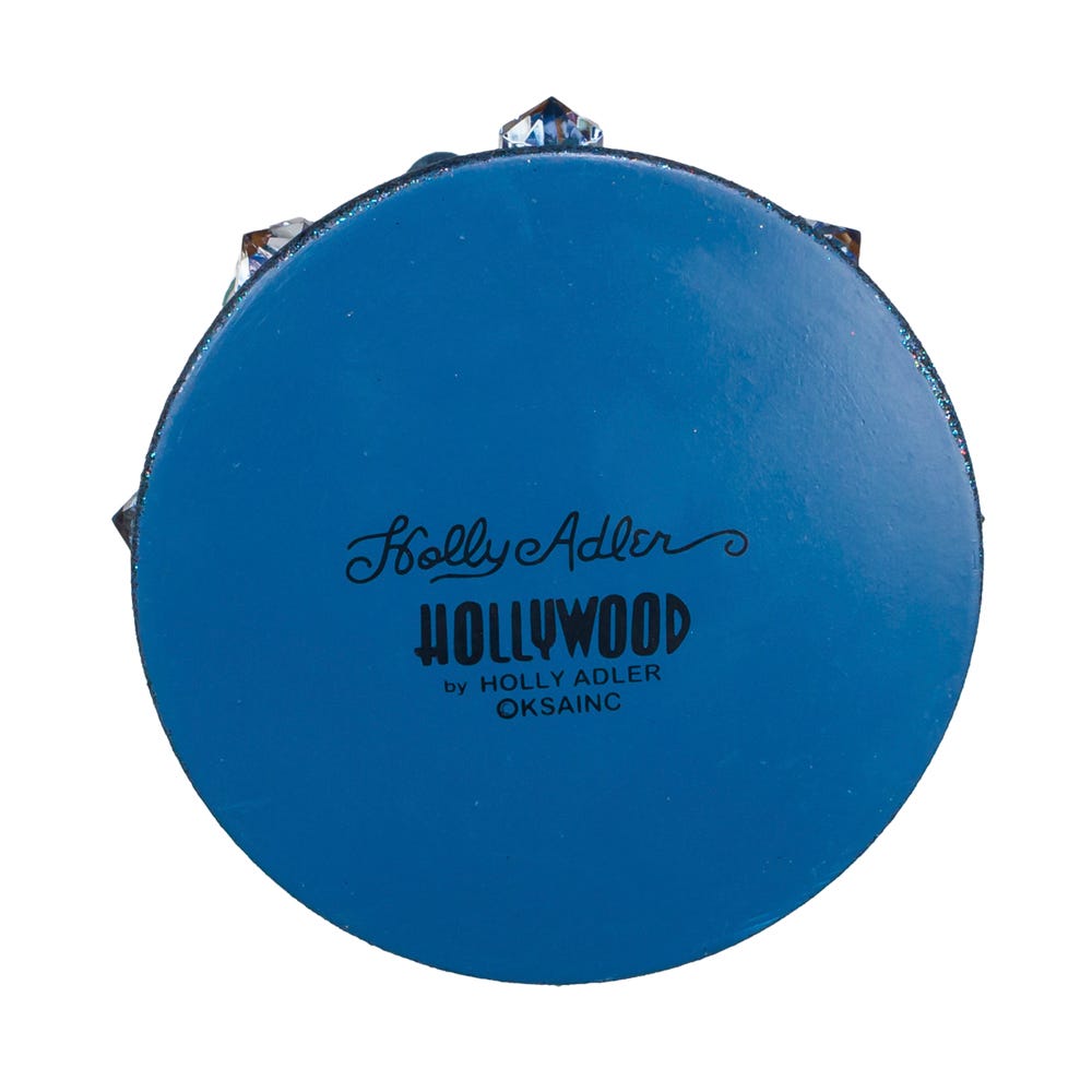Kurt Adler 18-Inch Hollywood Blue with Tree Nutcracker
